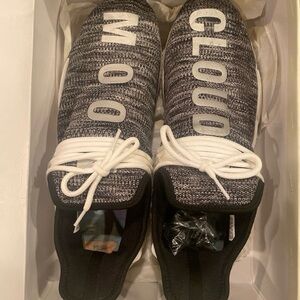 adidas Pharrell human race Black and White Athletic Shoes
